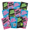 Pop Rock Candy Assortment, 12 pack - Cotton candy, green