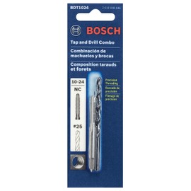 BOSCH BDT1024 10-24 Plug Tap and No. 25 Drill Bit Combo Set