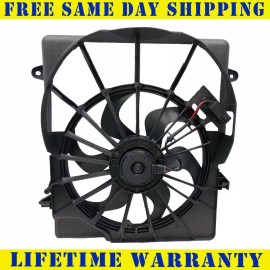 SunbeltRadiators New Radiator Condenser Fan Assembly For 2007-2011 Dodge Nitro 4.0L 3.7L