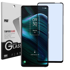 Eaglecell - For TCL Stylus 5G /T779 - Full Adhesive Tempered Glass Screen Protector - Black