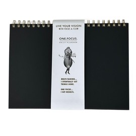 One Focus Notepad Planner: Undated Daily Planner for Desk, Goal Setting, Time Management, and Mindfulness – ADHD & Neurodivergent Support for Focus, Anxiety Relief & Productivity