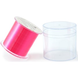 KONMAY Pink Monofilament Fishing Line, 0.43mm/30.0 Lbs Tested, High Strength, Abrasion Resistance and Low Memory Mono Line for Fishing and Crafting