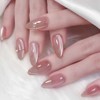 Foccna Pink Press on Nails Almond - Press on Nails