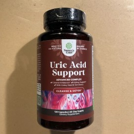 Nature’s Craft:Uric Acid Support.Kidney Support.Joint Health (120Caps) Exp:5/27