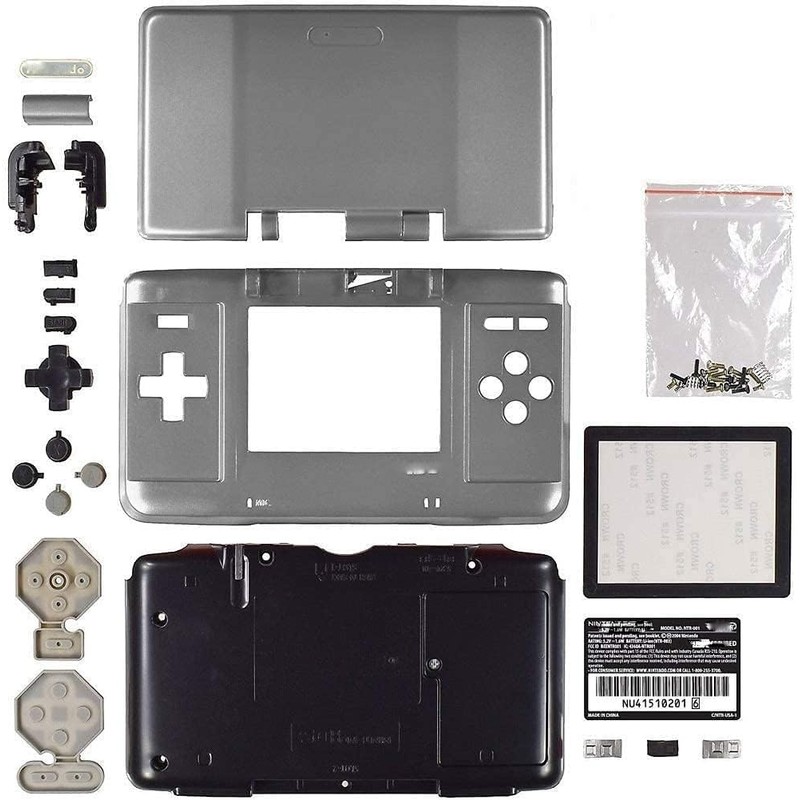 Melocyphia Full Housing Case Cover Shell with Buttons for NDS