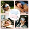 Double-Sided Sleep Mask 2 Pack, Warm Cool Two-Side Design, Soft