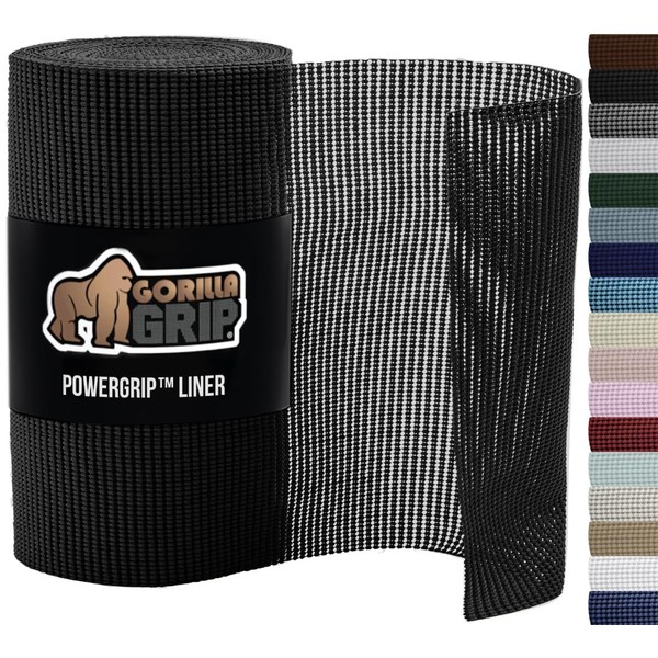 Gorilla Grip powerGRIP Drawer Shelf and Cabinet Liner, Thick Strong