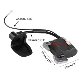 Replacement of Automatic Ignition Coil, ATV Dirt Bike Quad Replacement Accessories for Ignition Coil Dirt Bike 50 cc Pocket Bike Ignition Coil Dirt Bike Pocket Bike Ignition Coil, black
