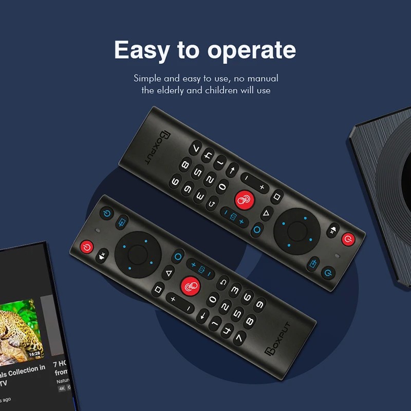 2026 BOXPUT BPR3S Plus Remote Control BT 2.4G Voice Control
