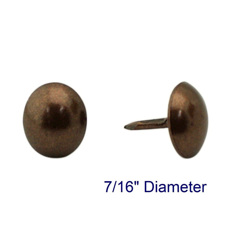 C.S. Osborne 1000 Pcs 7/16" Diameter Antique Oxidized Nail #6990-AO-1/2