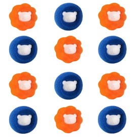 Pet Hair Remover for Laundry, Non-Toxic Lint Remover Washing Balls Reusable Dryer Balls Pet Hair Dryer Ball Lint Remover for Laundry Pet Fur Remover for Laundry Bedding Clothes 6/9/12PCS