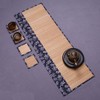 Natiform Set of 4 Bamboo Coasters Stylish Lightweight Tea Holder
