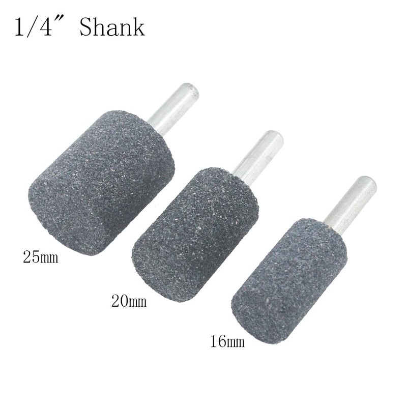 Inovsolid 8 Pcs Assorted Drill Grinding Stones 1/4 Inch Shank