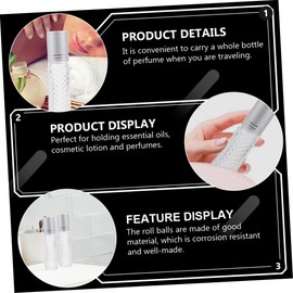 LALAFINA Hair Oil Bottle 12pcs Essential Oil Dispenser Bottles 10ml Leakproof Travel Size