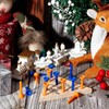 3 Packs Wooden Triangle Peg Games Triangle Wooden Board Game