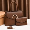 Juego de 2 bolsos de hombro para mujer con bolso