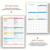 YMWALK A5 Budget Planner With Stickers, Undated Financial Tracker and