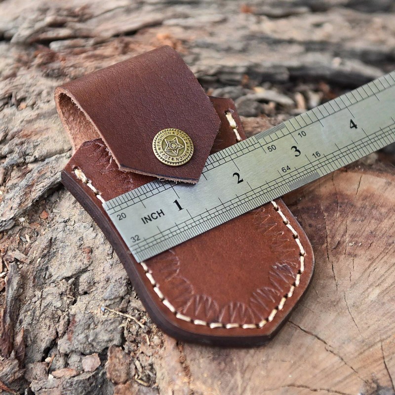 Leather Sheath USA Handmade Sheath folding Blade Pocket Knife Sheath