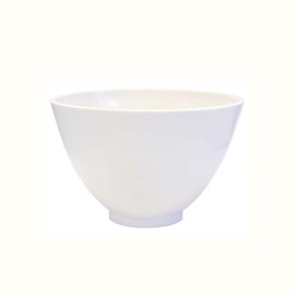 APPEARUS Flexible Rubber Mask Mixing Bowl for DIY Spa Facial Treatments | Ideal for Skin Care, Beauty Masks & Home Spa Essentials (White, Large)