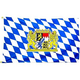 Large Bavaria Flag / Bavarian Flag Bayernflagge / Bayernfahne
