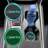Adunsiaoto Pack of 2 Drink Holder Coasters for Car Accessories