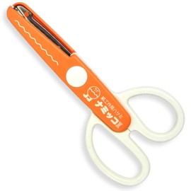 Hasegawa Knives Scissors, Crafts, Namikko II, Orange, JPS-683, Total Length: 5.5 inches (14 cm), Blade Length: 1.6 inches (4 cm)
