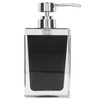 Hand Soap Dispenser Press Design Black Simple Fine Details Foaming