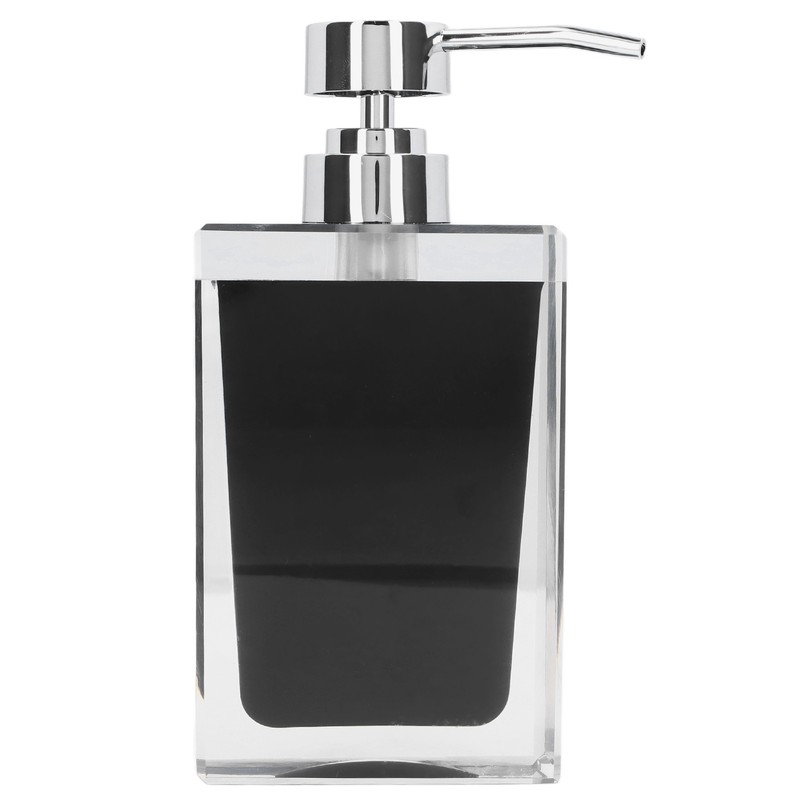 Hand Soap Dispenser Press Design Black Simple Fine Details Foaming