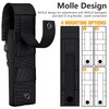 IronSeals 2 Pack Tactical Flashlight Pouch Holster Case Belt Bag,
