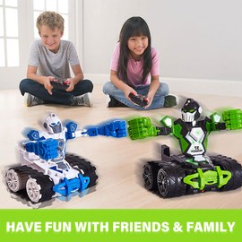 HSEONEJIA Battle Bots Toy for Kids Ages 5-8 Years Old, Boxing Fighting Robots Games with 360-Degree Rotating Remote-Control, RC Car Robot Birthday Gift for Boys