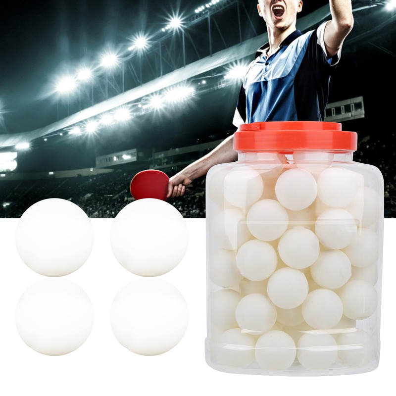 60Pcs Intermediate Training Exercise Pong Table Tennis Ball Outdoor Sports