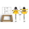 YONICO Cabinet Door Rail and Stile Router Bits Set 2