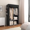 VTRIN Portable Closet Wardrobe Closet for Hanging Clothes with 4