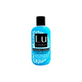 LatinUs Beauty, Lock The Look Crema para Peinar con Keratina Vegana para Cabello Manejable y Estilizado, 8 oz