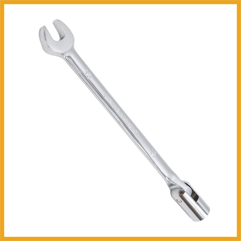 Partuto 13mm Swivel Head Combination Socket Spanner Wrench Car Repair
