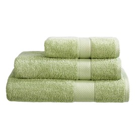 Linens Limited - Hand Towel for Bathroom and for Kitchen, Great as Face Towel, Guest Towel, and More, Turkish Cotton, Soft and Luxurious, Super Absorbent, Machine Washable (Light Green)