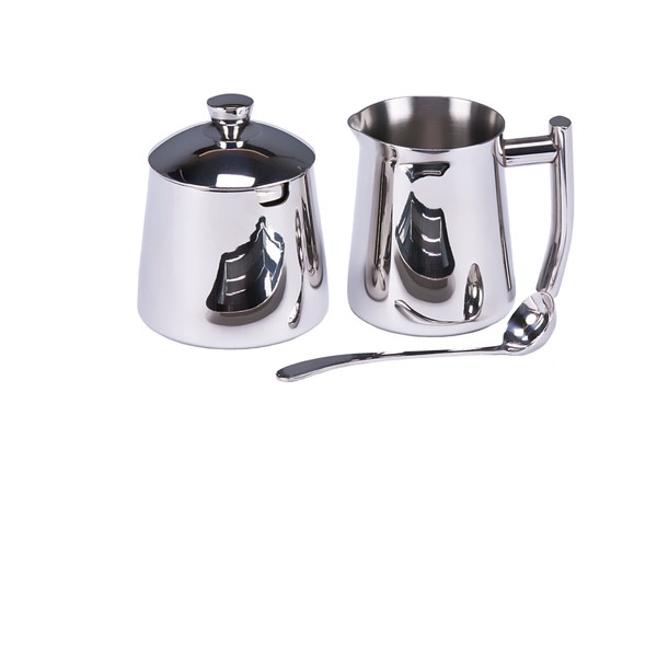 Frieling USA 18/10 Stainless Steel Creamer and Sugar Bowl Set…