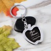 Apple Key Ring Keychain Picture Frame Detachable Keychain Diy Gift