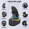 AKLLCCR Wireless Induction Audio Bluetooth Speaker 5in1 Phone Holder Emergency