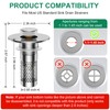 ​Bathroom Sink Drain Strainer,Universal Pop-Up Sink Stopper Hair Catcher, Anti-Clog