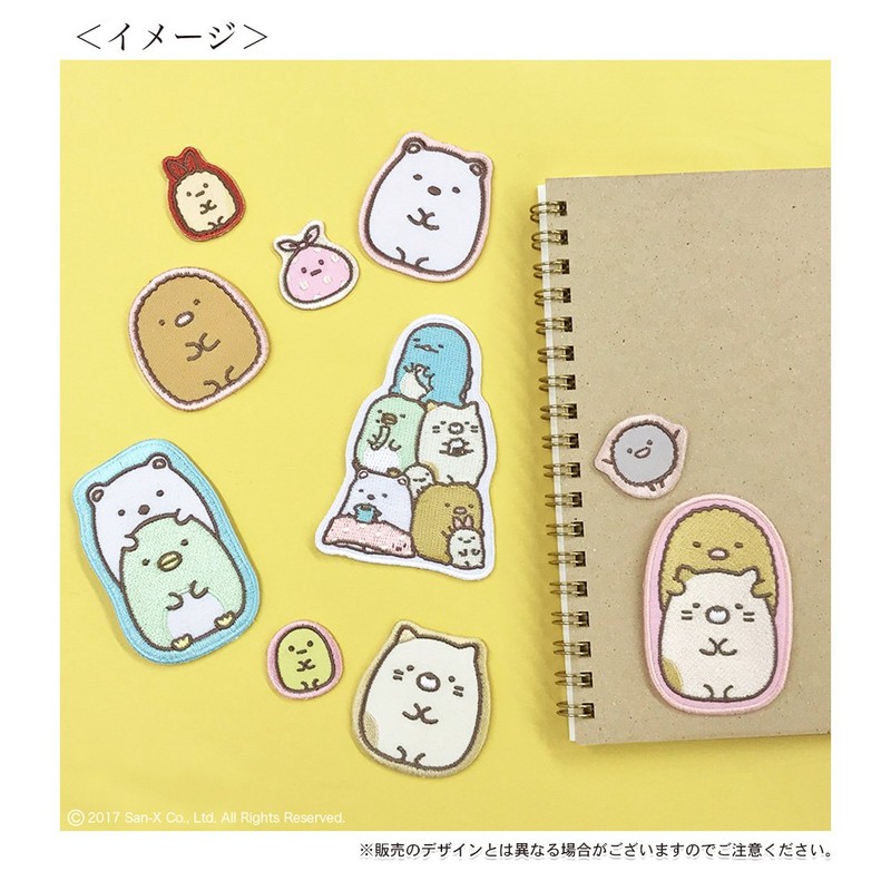 すみっコぐらし ワッペン ぺんぎん?とにせつむり SXAP907
