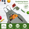 Basysnck Gardening Apron, Garden Apron with Pockets for Women and