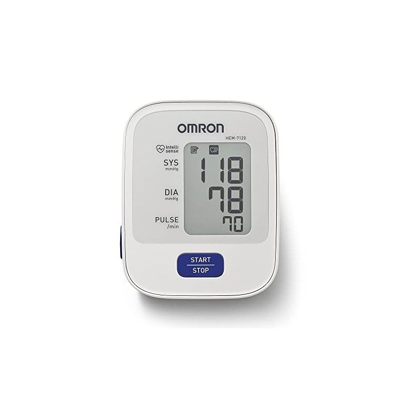 OMRON Baumanómetro automático de brazo HEM-7120 compatible con app OMRON