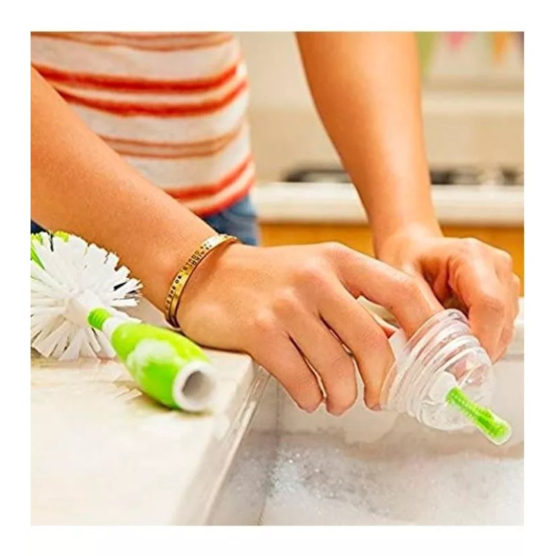 Munchkin Cepillo Para Biberones Munchkin Bristel Bottle Brush Azul