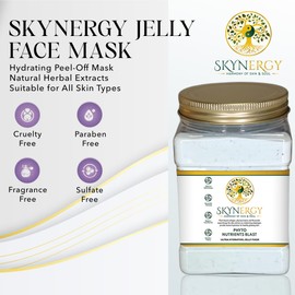 Jelly Face Masks - Peel Off Face Mask for Skin Hydration, Radiance, Reduced Wrinkles, Fine Lines, Inflammation, and Pigmentation | 30 fl oz (Phyto Nutrients Blast)
