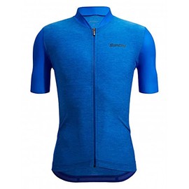 Santini Colore Puro Short-Sleeve Jersey - Men's Royal, S