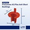Sigma Engineered Solutions ProConnex 02-55035 AC/Flex Anti-Short Bushings #0, 35-Pack,