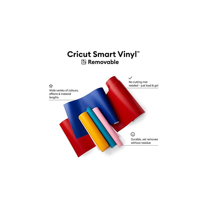 Cricut 2008648 Smart Vinyl Removable, 1 Sheet, 33 cm x