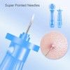 50 PCS Disposable Pimple Needles with Dot Acne Stickers, Blackhead