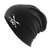 Huuraa Beanie Ski Schriftzug Geschenk Black Ski Präsent